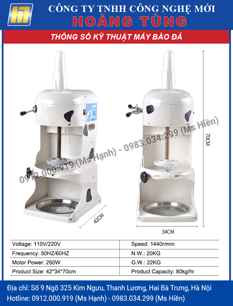 Máy Bào Đá Hoàng Tùng