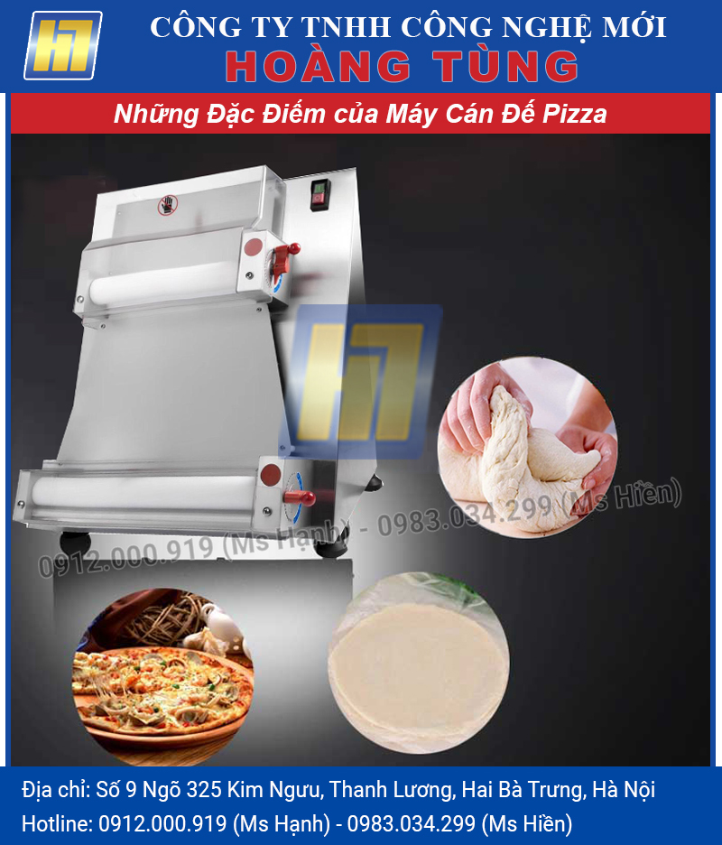 Đặc Điểm của Máy Cán Đế Pizza
