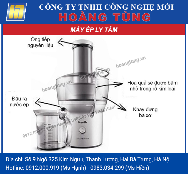Máy Ép Trái Cây Lực Ly Tâm
