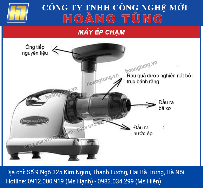 Máy Ép Trái Cây Chậm