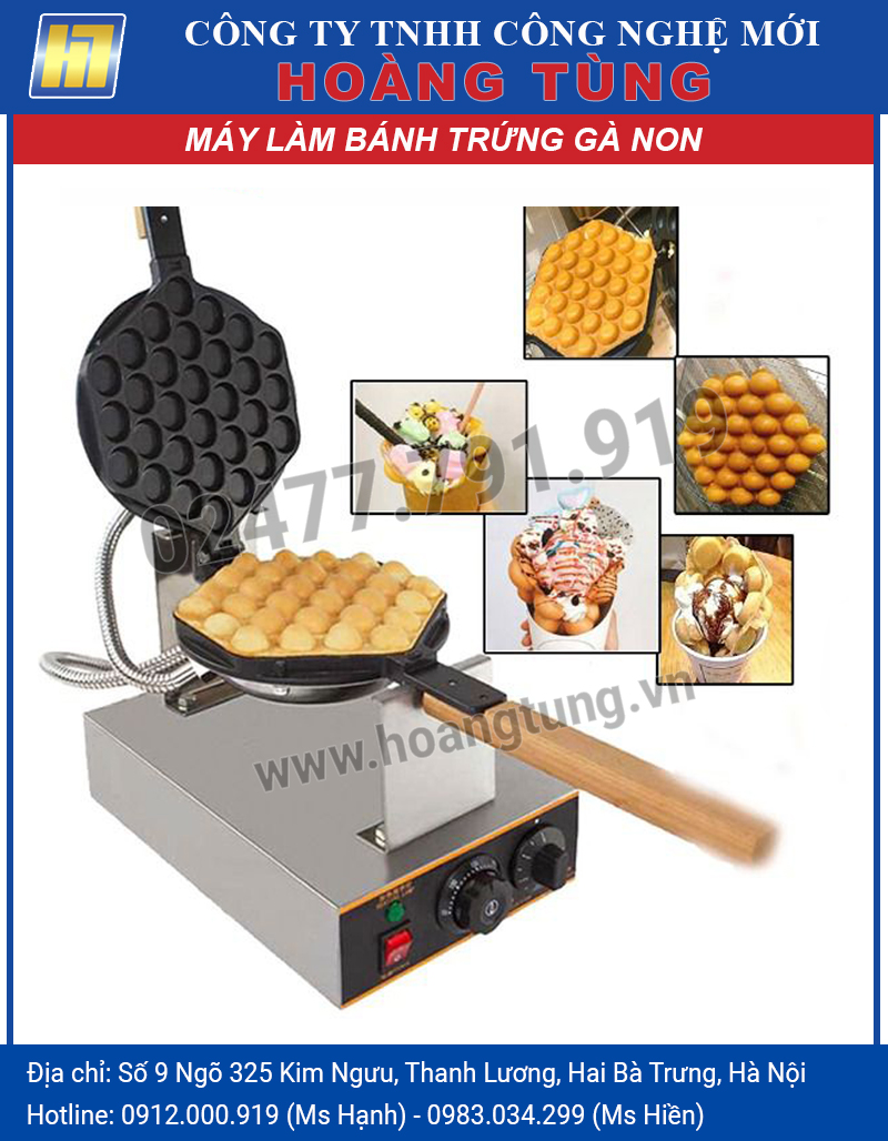 Máy Làm Bánh Trứng Gà Non