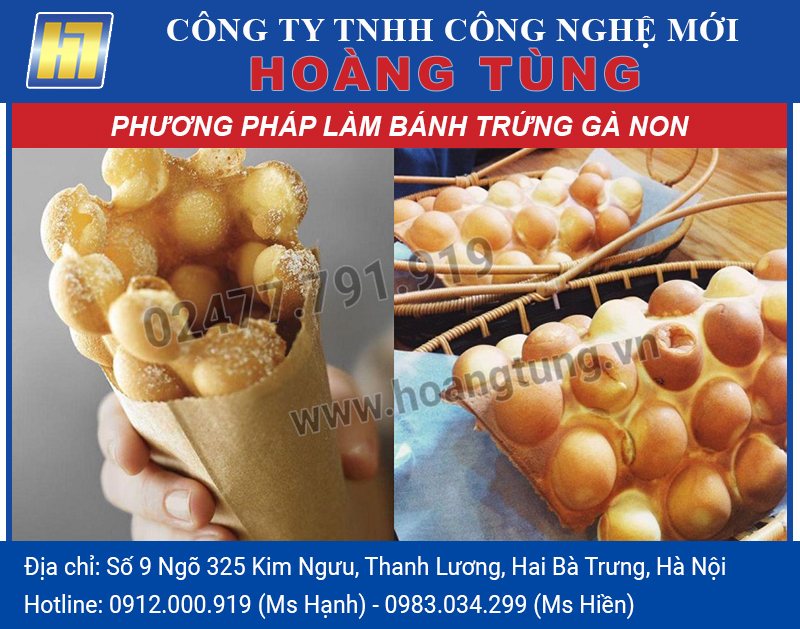 Phương Pháp làm bánh trứng gà non