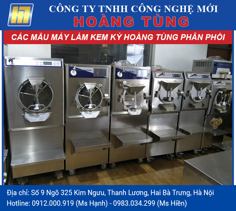 Những mẫu làm kem ký - kem cứng do Hoàng Tùng phân phối