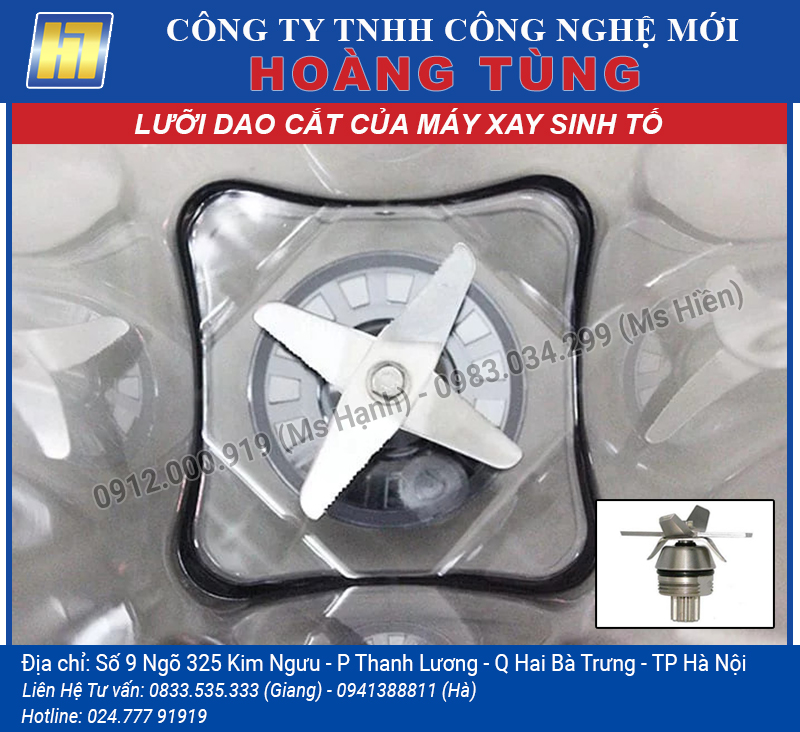Lưỡi dao nghiền thực phẩm của Máy Xay Sinh Tố