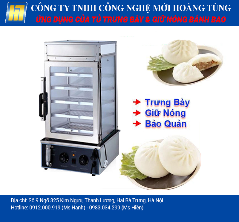 Những ứng dụng của tủ hấp bánh bao