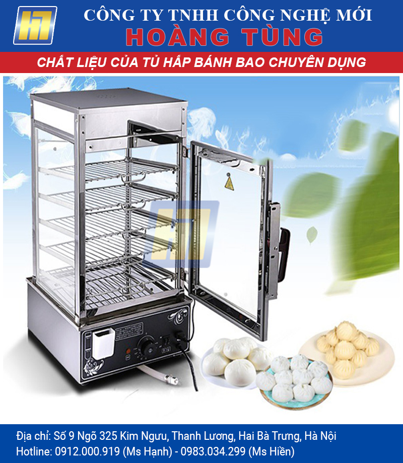 Chất Liệu của Tủ Hấp Bánh Bao